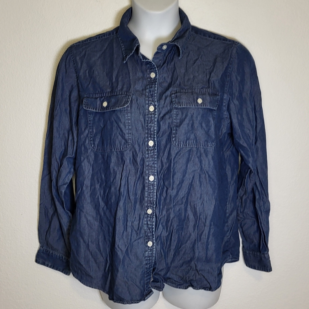 Pendleton Light Denim Jacket Size Large - image 1